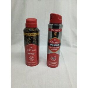 Lot Of 2 Old Spice Swagger Antiperspirant & Body Spray 5.1 & 4.3 Oz Whole Body